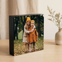 Black Wood Photo Block