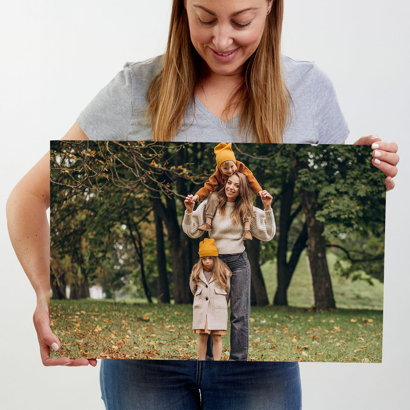 Black Wood Photo Block