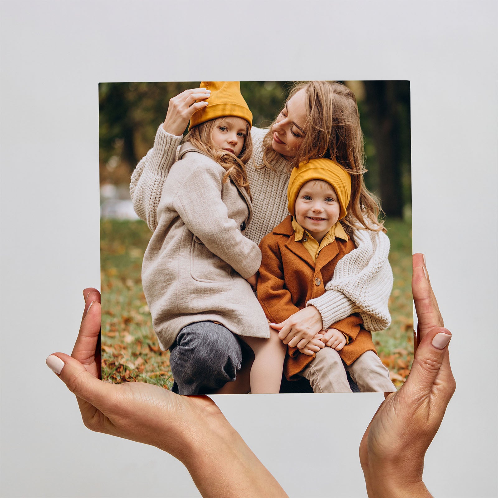 Black Wood Photo Block