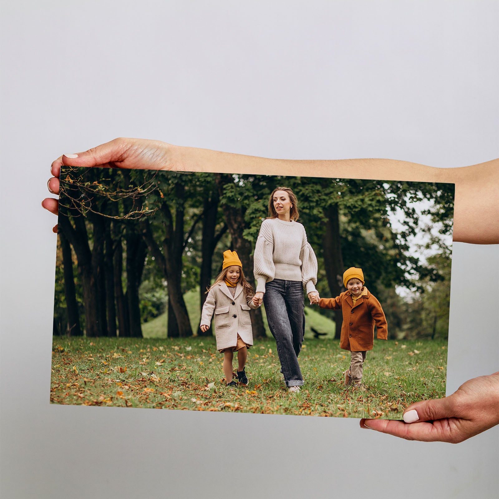 Black Wood Photo Block