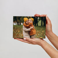 Black Wood Photo Block