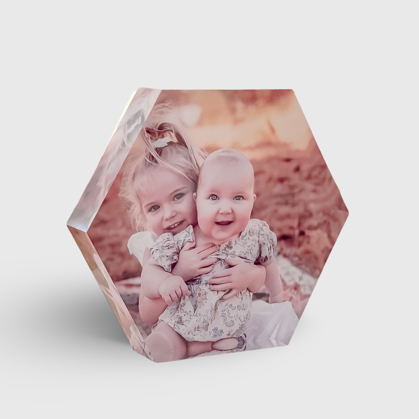 Acrylic Hexagon Block