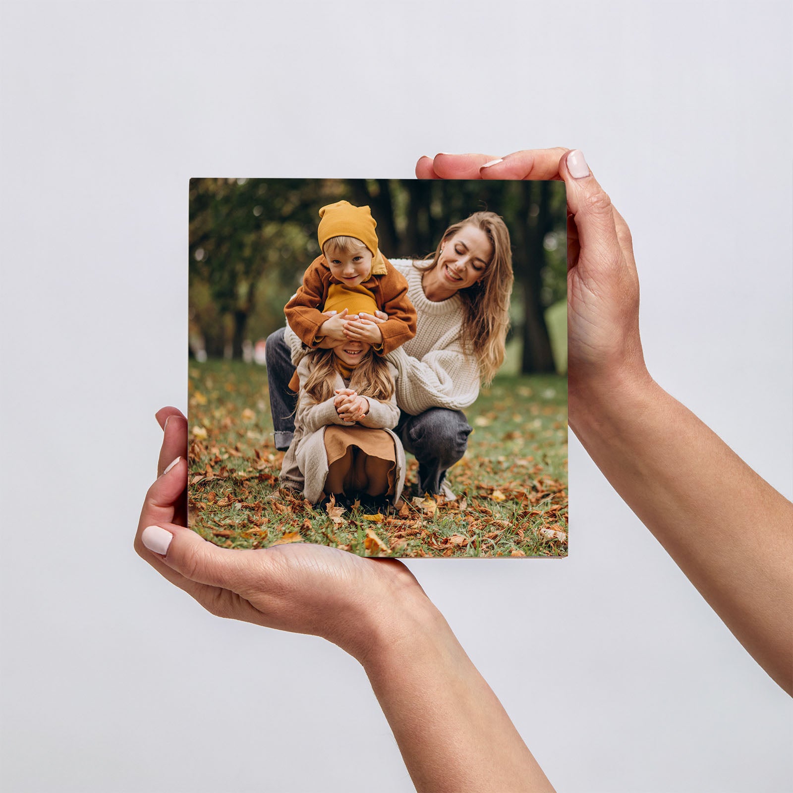 Black Wood Photo Block
