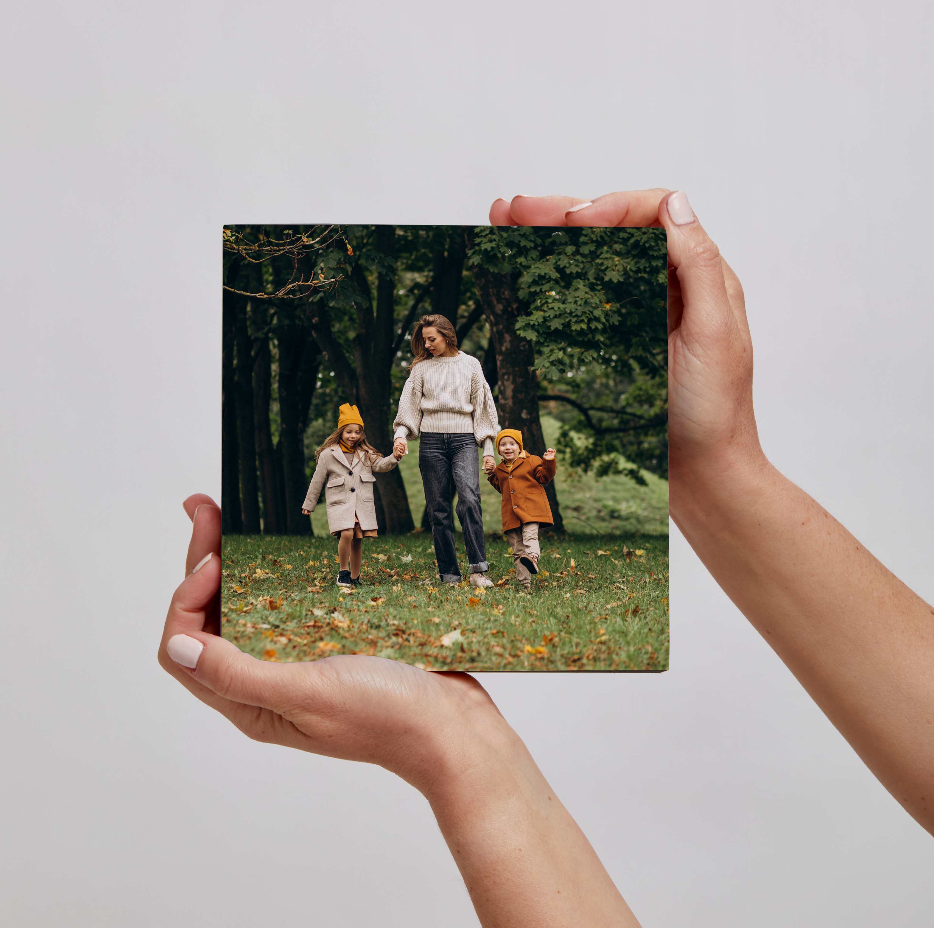 Black Wood Photo Block