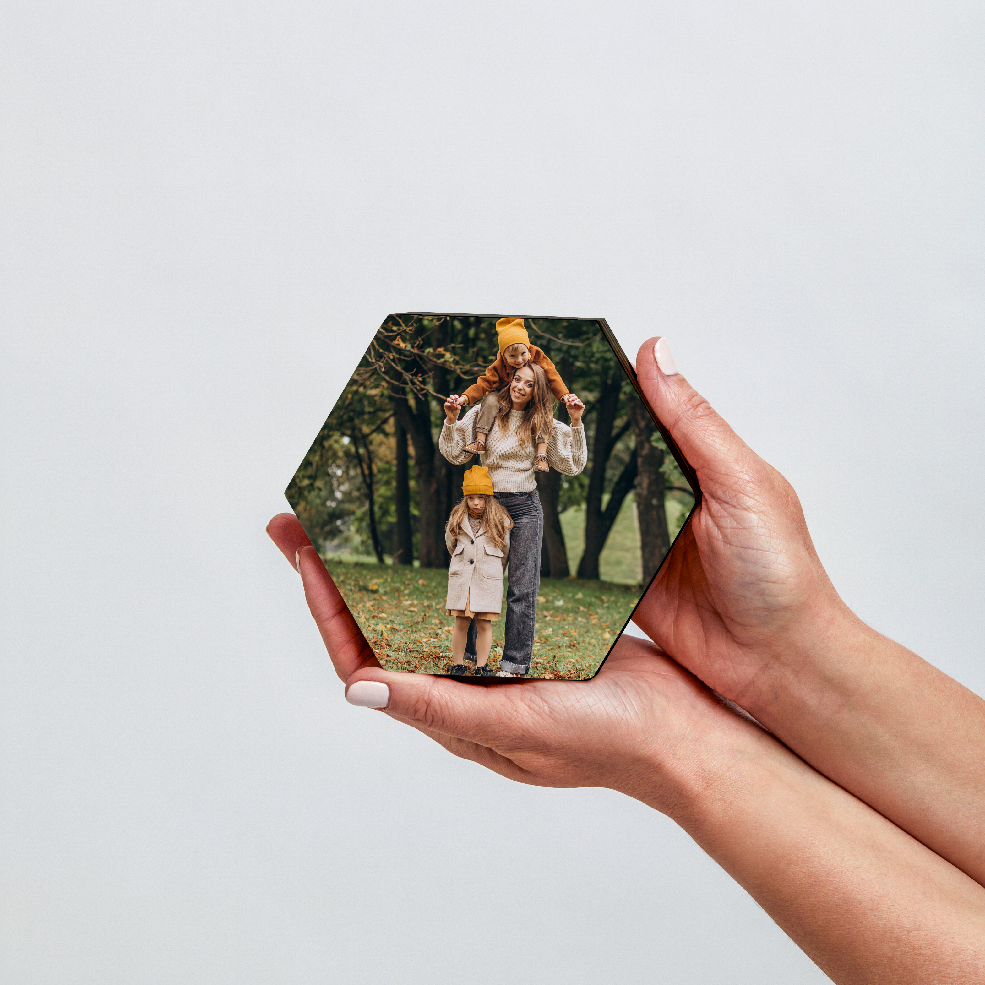 Black Wood Photo Block