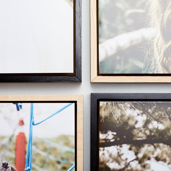 Oak Square Floating Frame