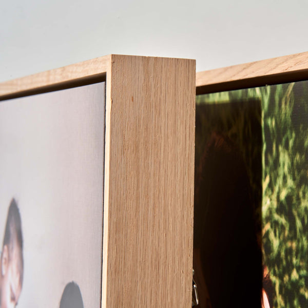 Oak Square Floating Frame