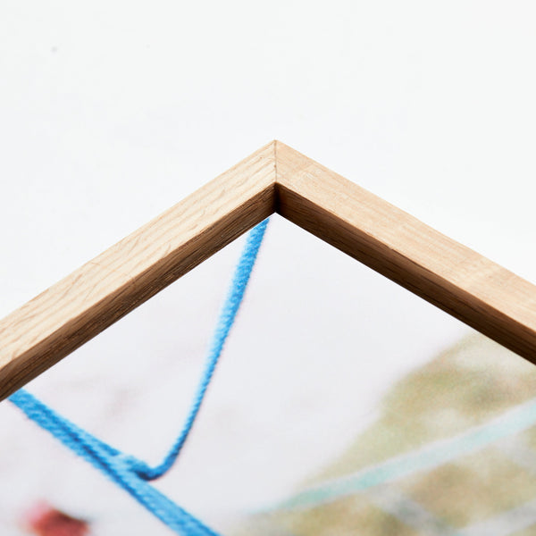 Oak Square Floating Frame