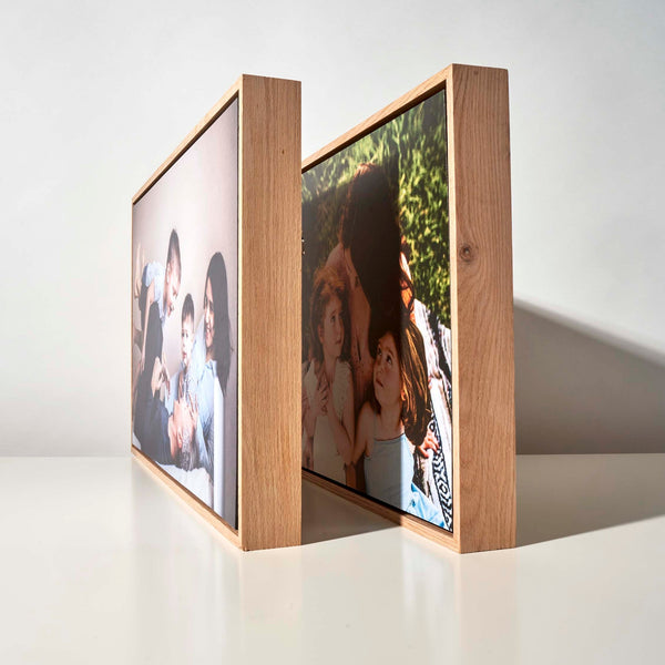 Oak Square Floating Frame